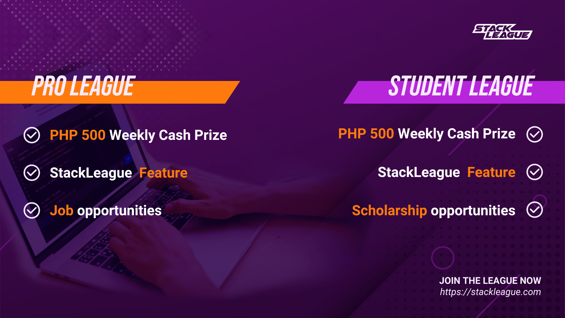 StackLeague Season 3 brings you STUDENT and PRO LEAGUE!